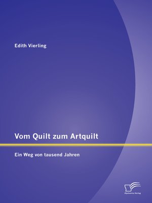 cover image of Vom Quilt zum Artquilt